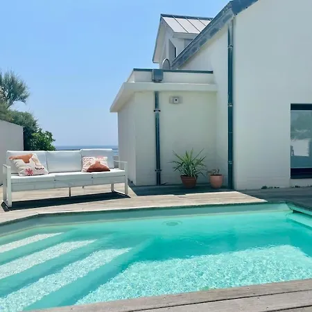 Villa L'ecrin Marin : Vue Exceptionnelle Sur L'ocean Batz-sur-Mer